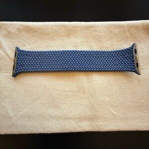 Braided Blue Watch Band